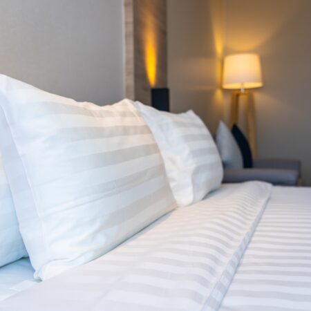 White Stripe Bedsheets